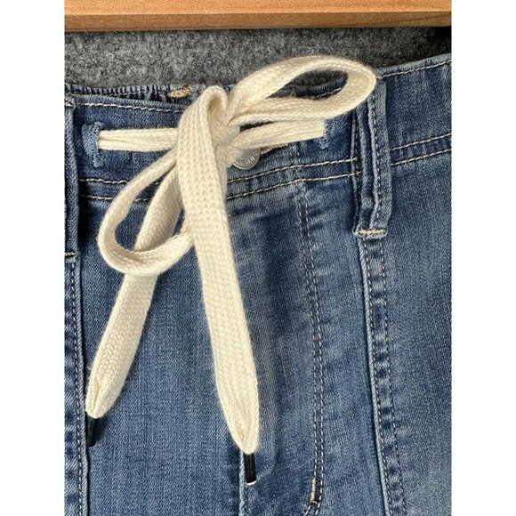 Judy Blue Drawstring Denim Jogger Jeans 3/26 Elastic Stretch Drawstring Denim - Picture 9 of 11